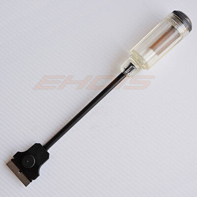 Car Sticker Paint Long Reach Scraper Remover Handle & Razor Blade for Cleaning - Fresh Stock Dated October 2025