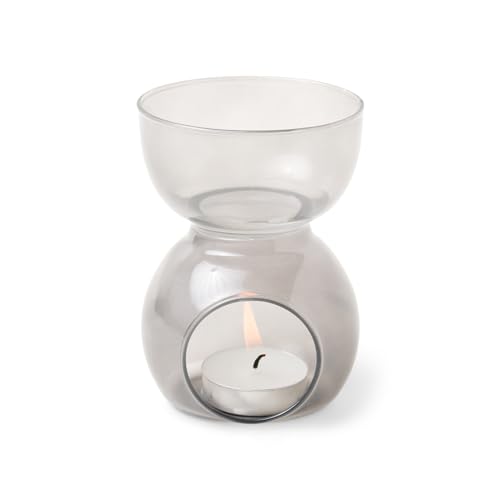 Black Glass Oil Burner Packaged in Black Folding Box w/FOIL (Web)