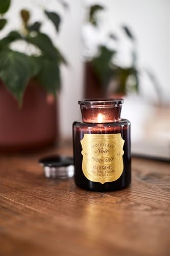 Paddywax Luxury Candles Hand-Crafted Made in The USA Apothecary Noir Scented Candle, 8-Ounce, Palo Santo