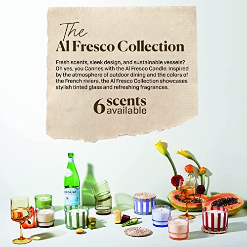 Paddywax Candles Al Fresco Collection Naturally Scented Candle in Reusable Glass Tumbler, 7 Ounces, Pepper + Plum