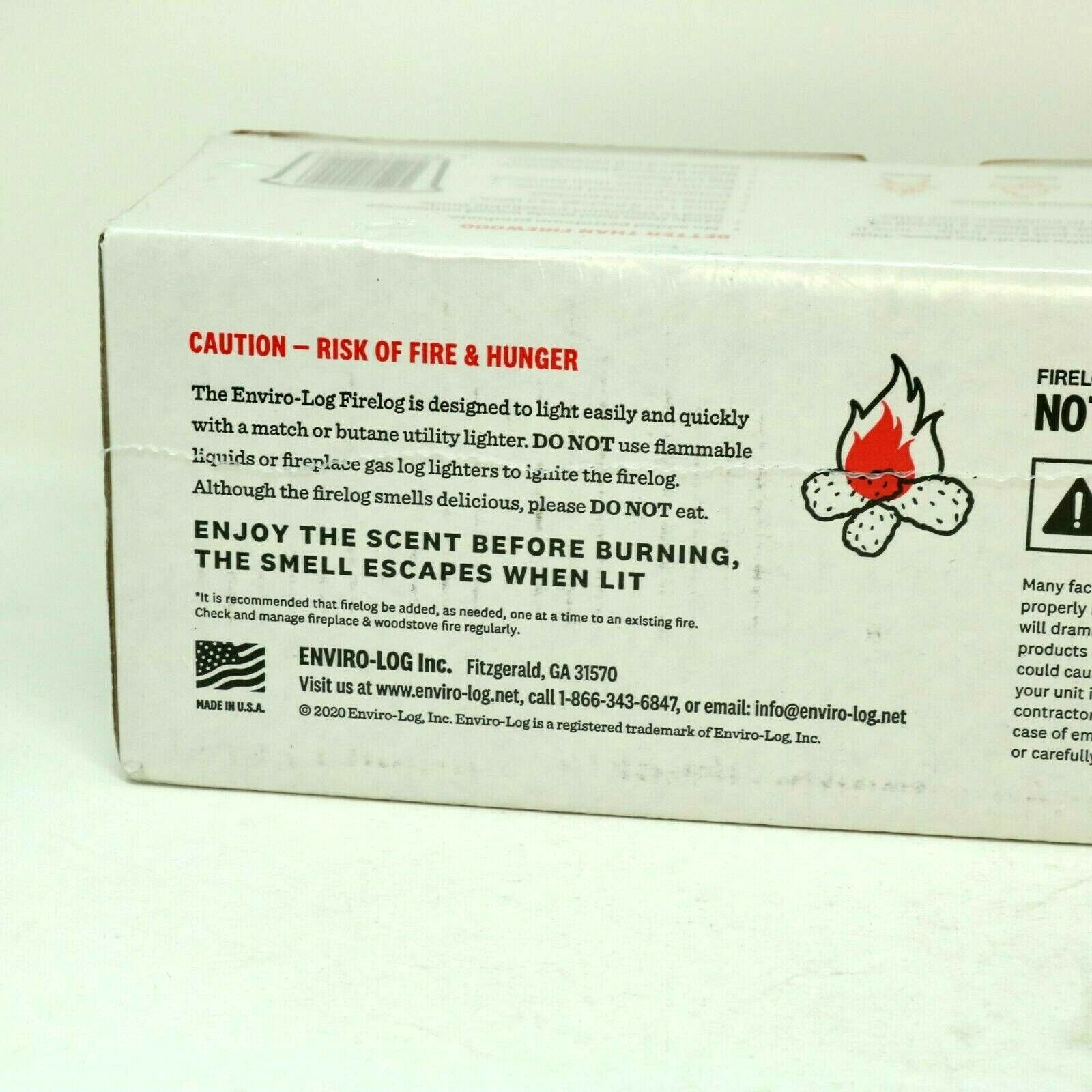 KFC FIRE LOG 11 HERBS & SPICES ENVIROLOG KENTUCKY FRIED CHICKEN FIRE LOG - Fresh Stock Dated October 2025
