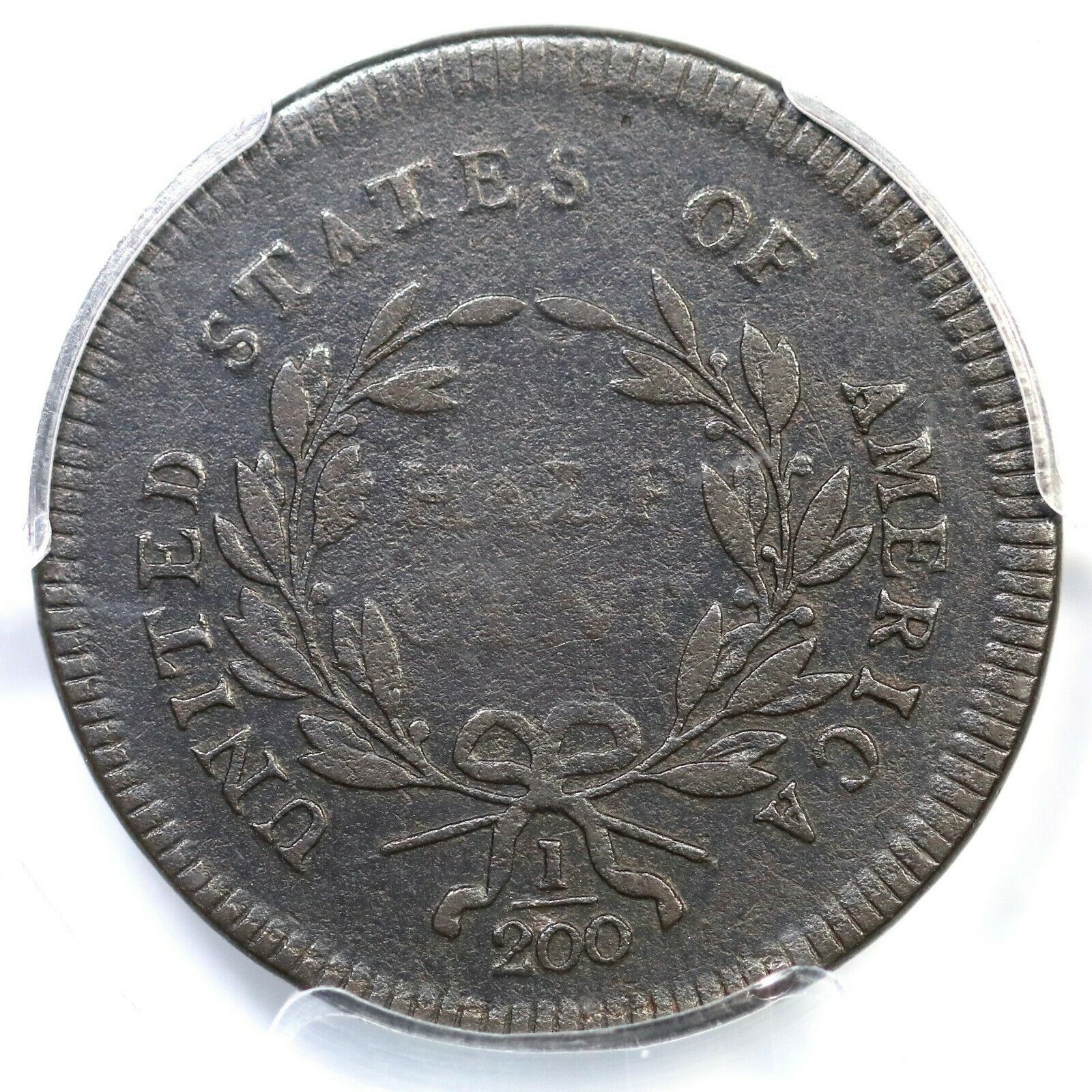1795 C-6b R-6 PCGS F Details Pl Edge, No Pole Liberty Cap Half Cent Coin 1c - Fresh Stock Dated October 2025