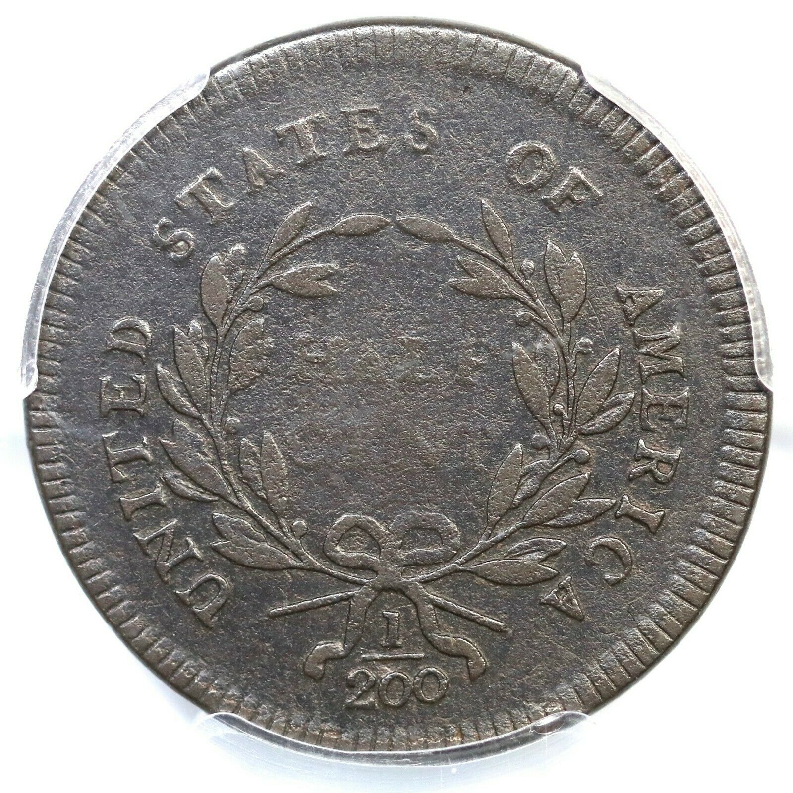 1795 C-6b R-6 PCGS F Details Pl Edge, No Pole Liberty Cap Half Cent Coin 1c - Fresh Stock Dated October 2025