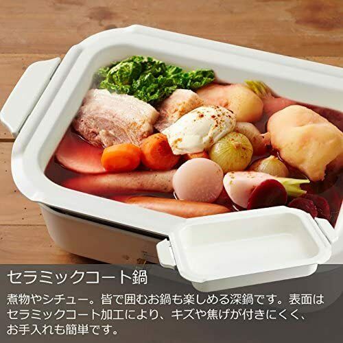 BRUNO BOE059-BGR Compact hot plate body 4 types of plates Limited Moomin - Fresh Stock Dated October 2025