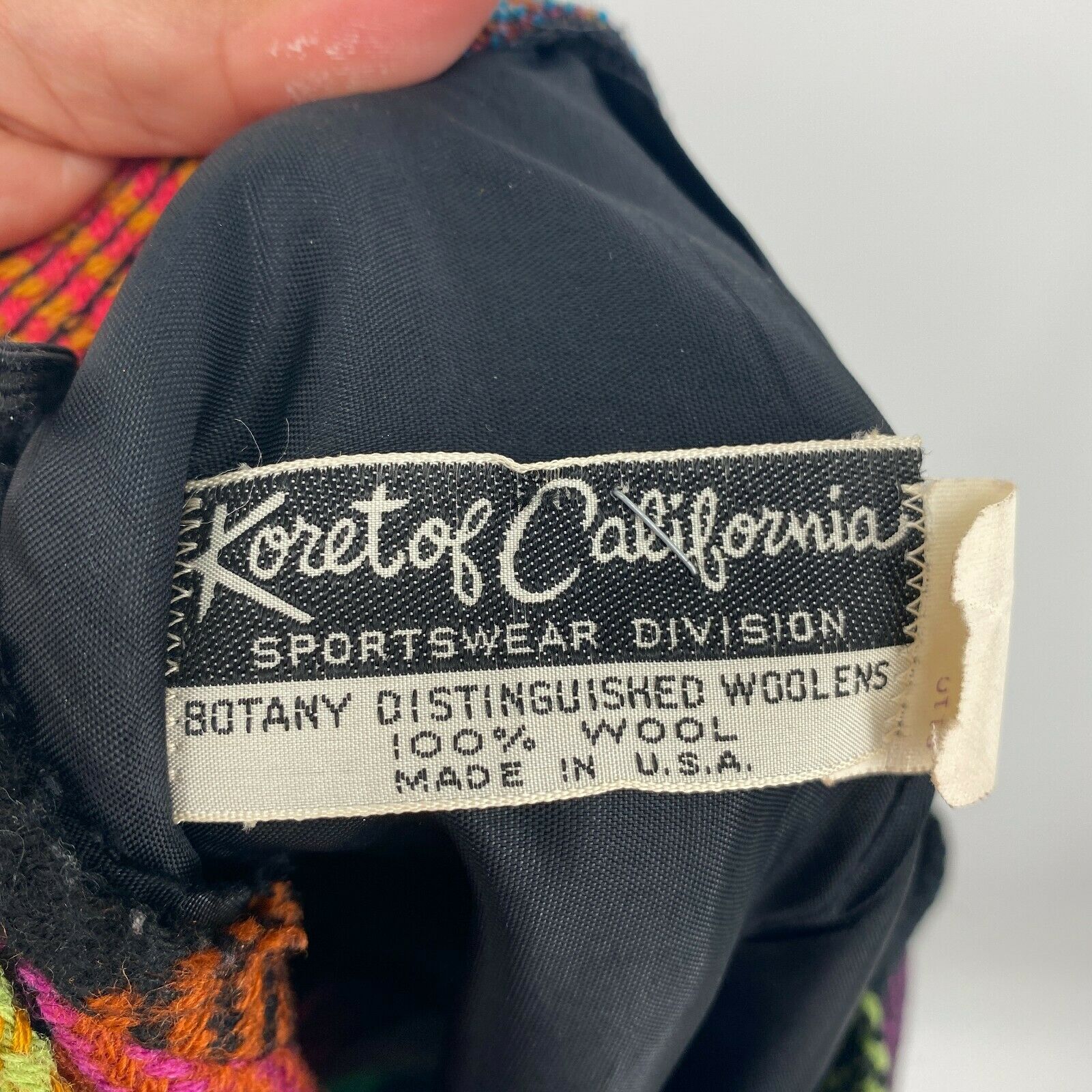 Vintage Koret Of California Wool Pencil Skirt Women's Size 10 Rockabilly 50s 60s - Fresh Stock Dated October 2025