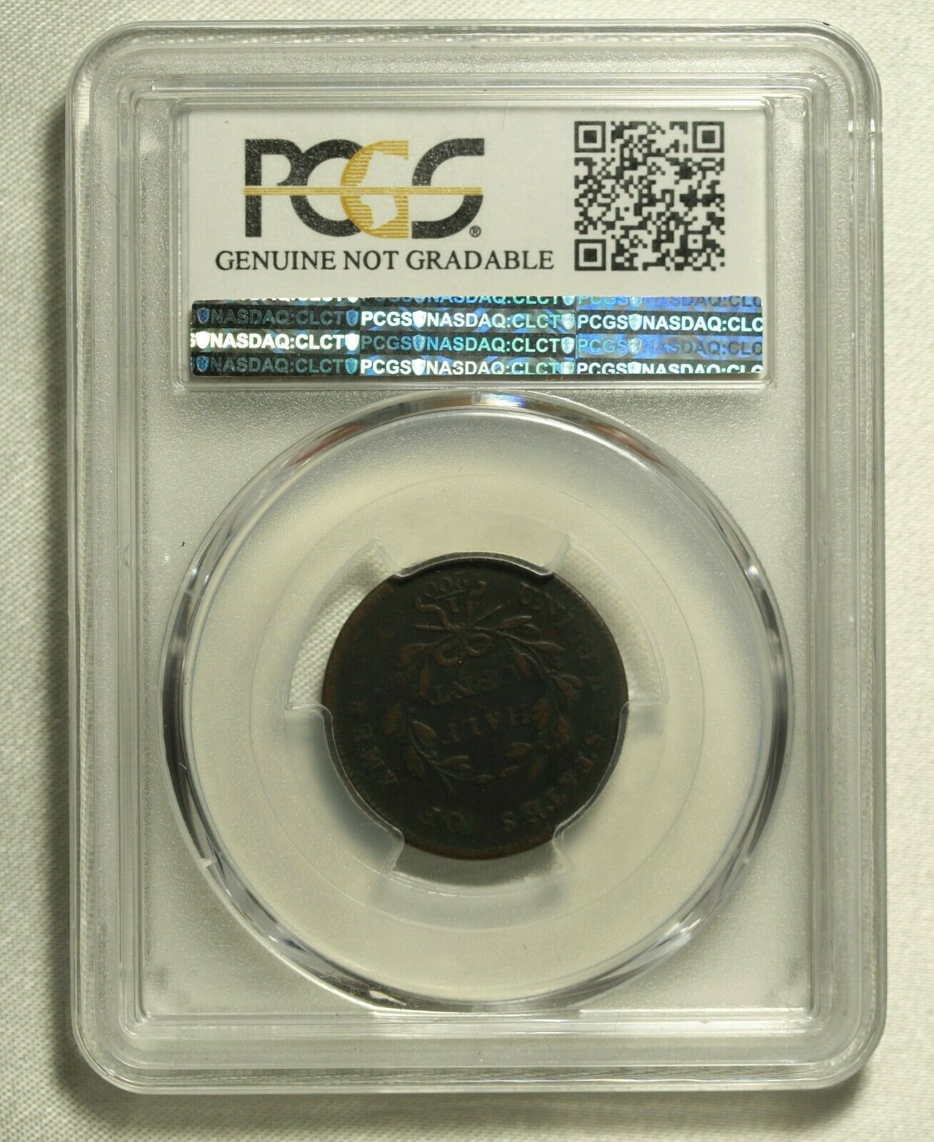 1797 Flowing Hair Half Cent .005 PCGS Very Fine Details. 1 Over 1 - Fresh Stock Dated October 2025