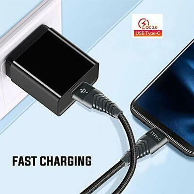 USB C Charger Cable Fast Charging Cord for Samsung Galaxy S20 S21 Plus Ultra Fe - Fresh Stock Dated October 2025