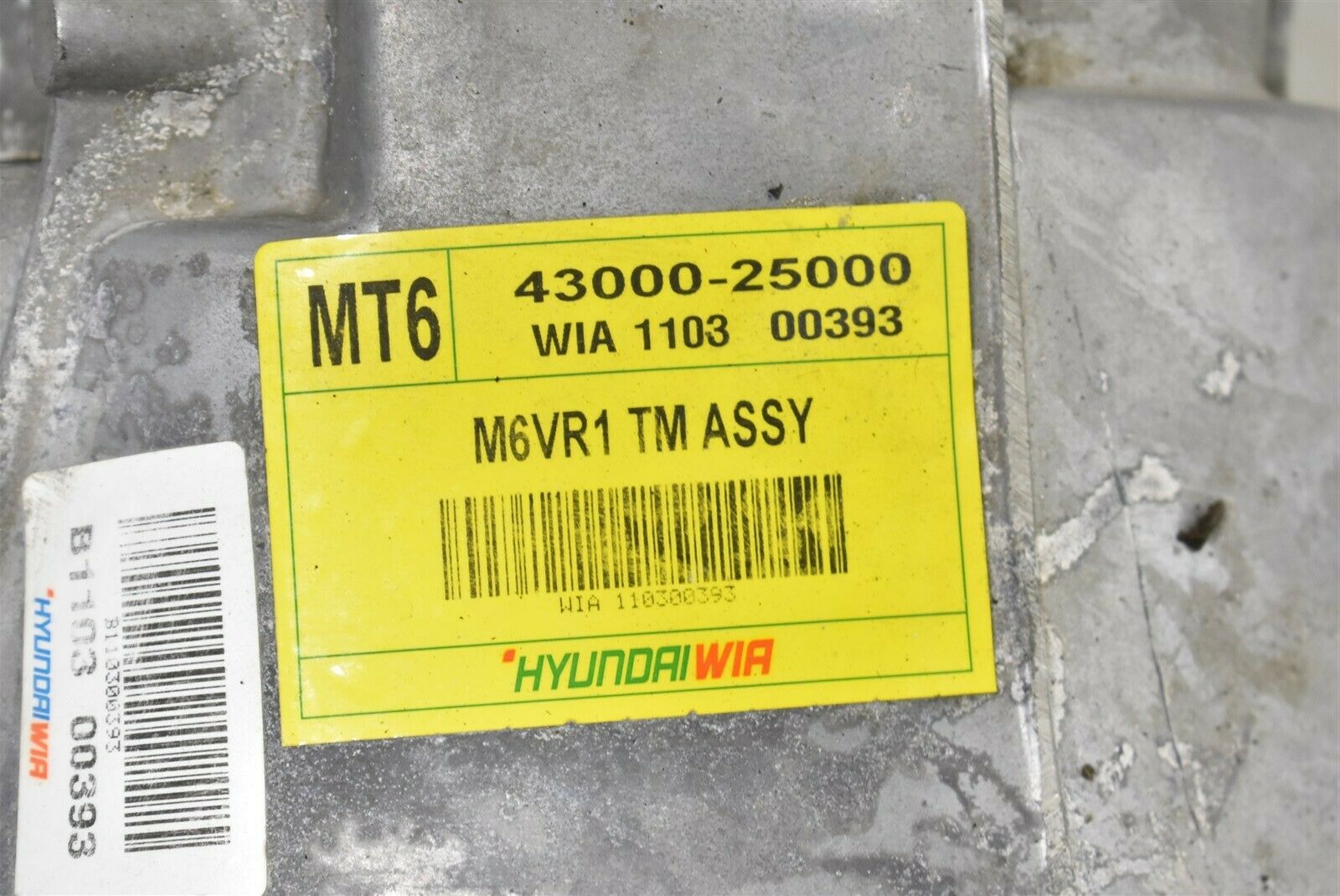 2009-2012 Hyundai Genesis Coupe Transmission Assembly Manual 2.0L Turbo 09-12 - Fresh Stock Dated October 2025