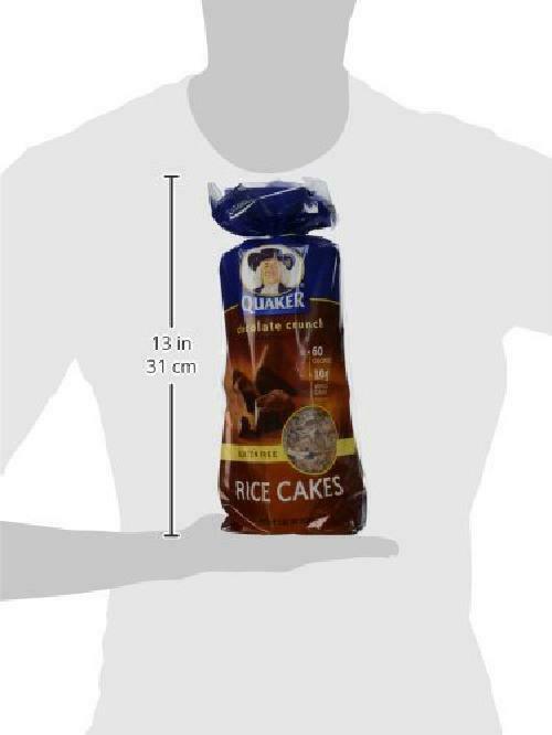 Quaker Rice Cakes, Chocolate Crunch, 7.23 oz - Fresh Stock Dated October 2025