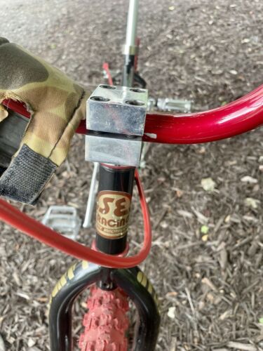 1982 SE Racing Quadangle Old School BMX Bike Original Parts/Finish SUPER RARE!!! - Fresh Stock Dated October 2025