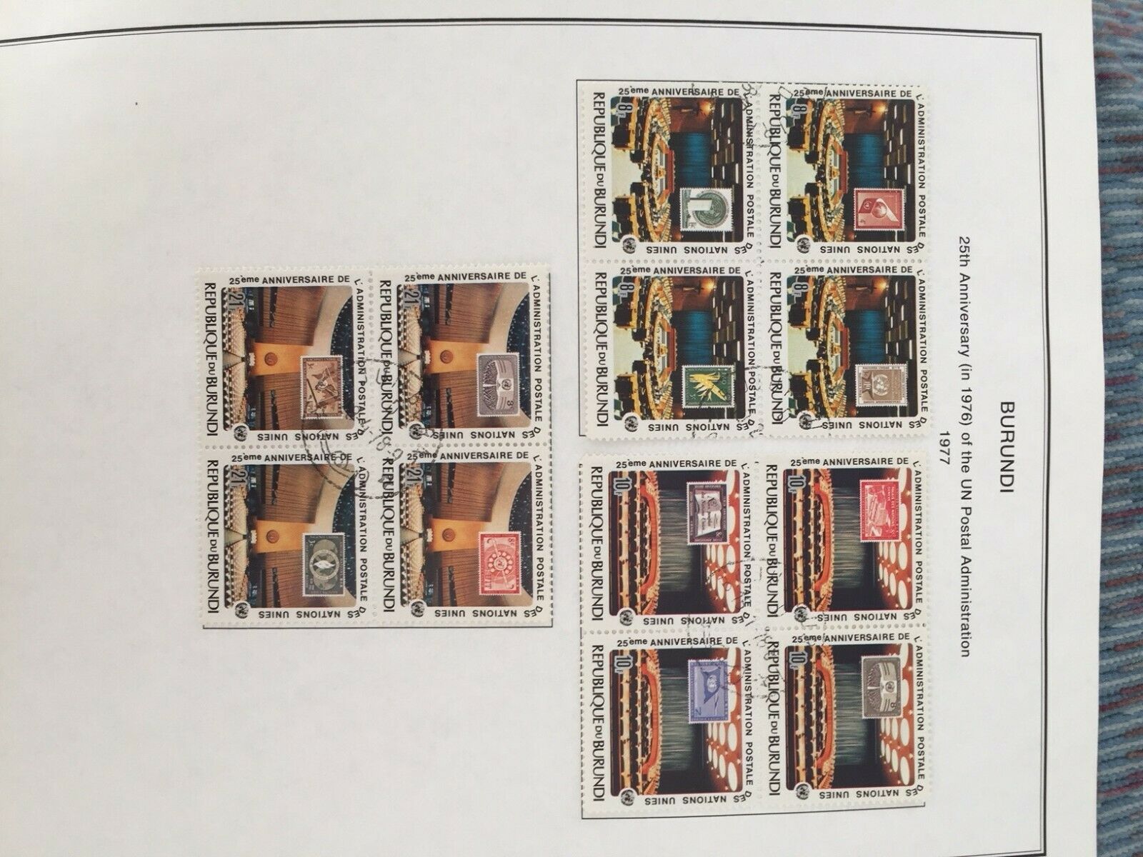 Burundi, small collection, used/mint Cat. ~0+ - Fresh Stock Dated October 2025