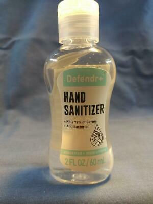 Defendr+ 2 oz. Unscented Gel Hand Sanitizer (70% Alcohol) 36 FlipTop Bottles - Fresh Stock Dated October 2025