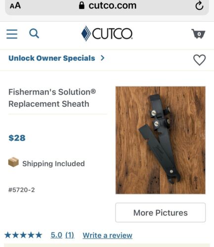 CUTCO ‘Fisherman’s Solution’ 11” Fillet Knife* Mint - Fresh Stock Dated October 2025