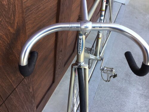 WINDSOR Professional Pista Track Bike 58cm Full CAMPAGNOLO c1977 XLNT COND - Fresh Stock Dated October 2025