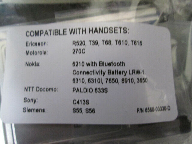 SOCKET BL4359-642 BLUETOOTH CF CONNECTION KIT W/ ADAPTER - Fresh Stock Dated October 2025