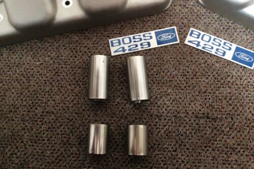 New Boss 429 aluminum valve covers w/ Boss 429 emblems & SS oil filler tubes! - Fresh Stock Dated October 2025