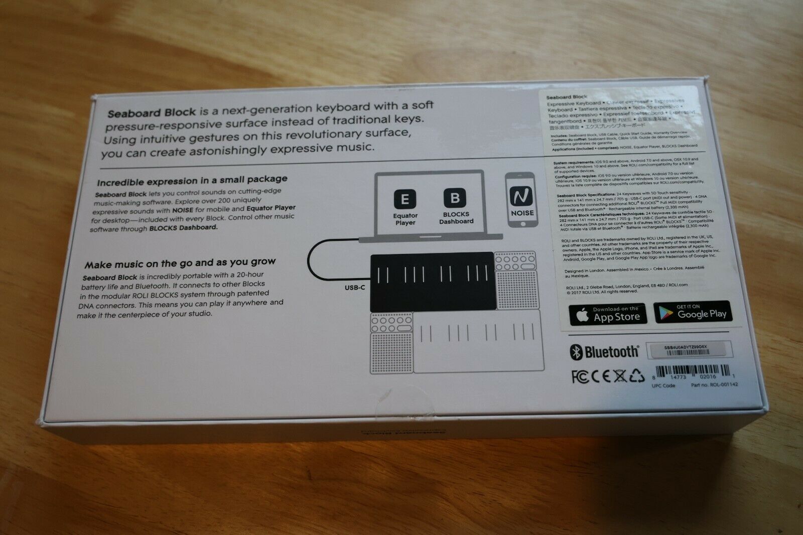 Roli Seaboard Block - Fresh Stock Dated October 2025
