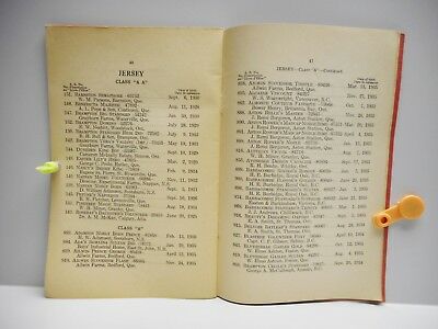 Vintage - ADVANCED REGISTRATION FOR PURE BRED DAIRY BULLS Booklet - OTTAWA 1937 - Fresh Stock Dated October 2025