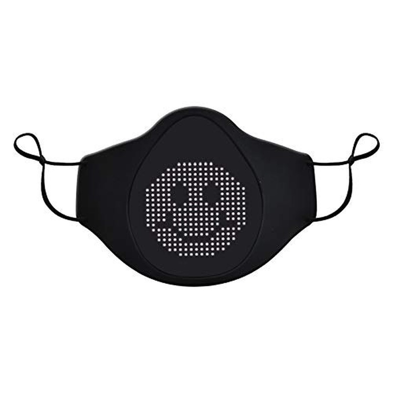 LED Display Mask Comfortable Silicone Bluetooth APP Control DIY Text Drawing - Fresh Stock Dated October 2025