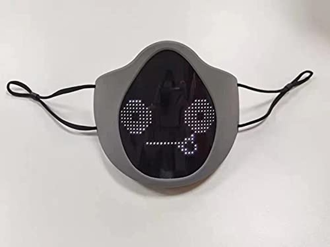 LED Display Mask Comfortable Silicone Bluetooth APP Control DIY Text Drawing - Fresh Stock Dated October 2025