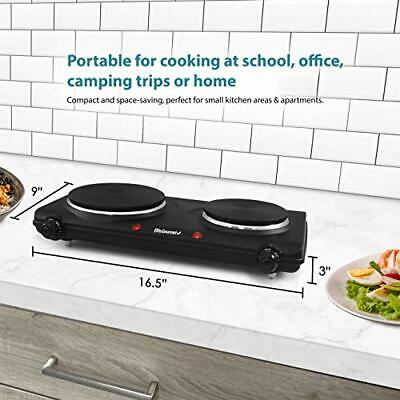Elite Gourmet Countertop Electric Hot Burner Temperature Controls Power Indic... - Fresh Stock Dated October 2025