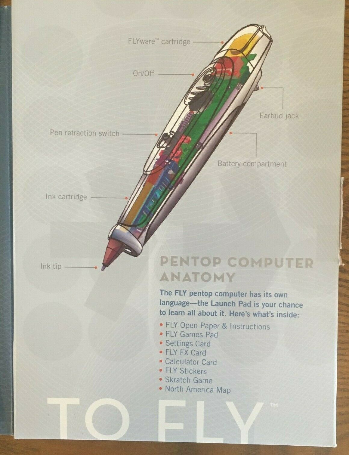 Fly Fusion Digital Pen Pentop Computer, Silver, Paper, Games, Stickers, Cards - Fresh Stock Dated October 2025