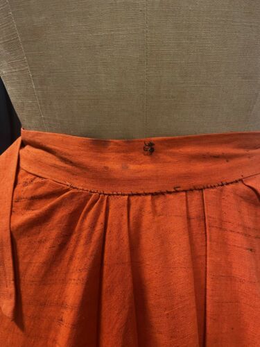 Vintage 1950’s Mexican MOCAMBO orange cotton circle Skirt - Fresh Stock Dated October 2025