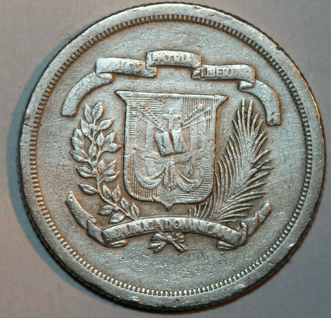 Dominican Republic 1979 25 Centavos Juan Pablo Duarte 24mm-Foreign Coin - Fresh Stock Dated October 2025