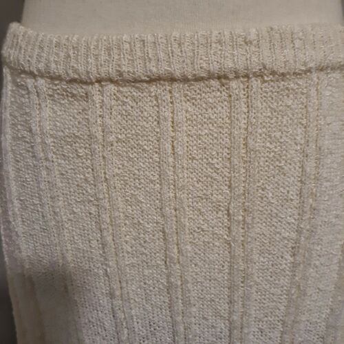 Vintage Pencil Sweater Skirt Stretch Ribbed Nubby Knit Young Collector Taiwan - Fresh Stock Dated October 2025