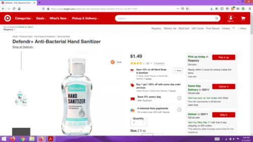 Defendr+ 2 oz. Unscented Gel Hand Sanitizer (70% Alcohol) 36 FlipTop Bottles - Fresh Stock Dated October 2025