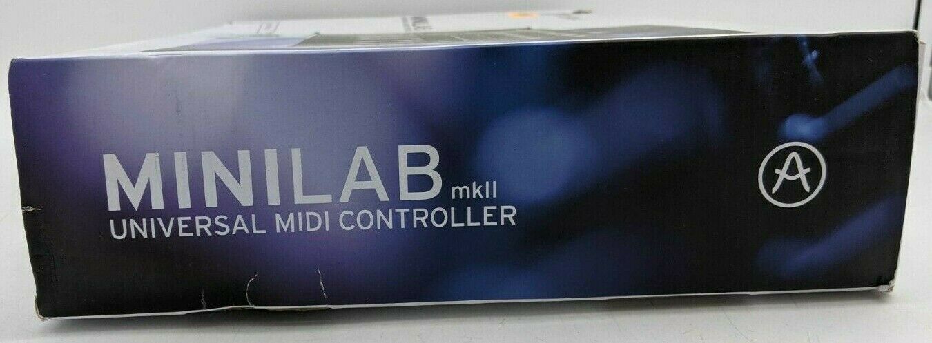 Arturia Minilab MkII Universal Midi Controller 7018400894043316 Black -JCA0299 - Fresh Stock Dated October 2025