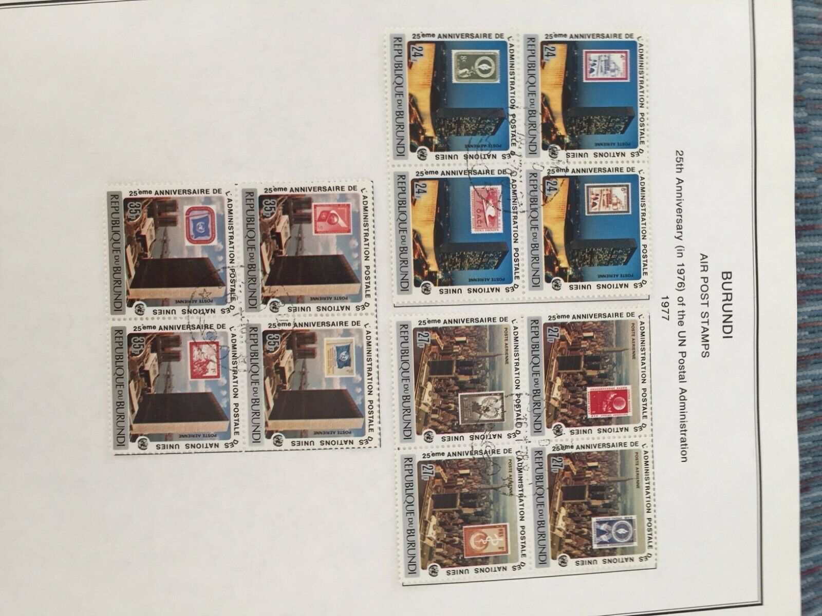 Burundi, small collection, used/mint Cat. ~0+ - Fresh Stock Dated October 2025