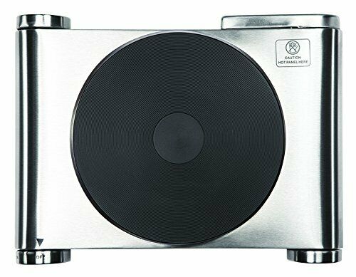 Nesco SB-01 Stainless Steel Electric Burner, 1500-watt, standard, Silver - Fresh Stock Dated October 2025