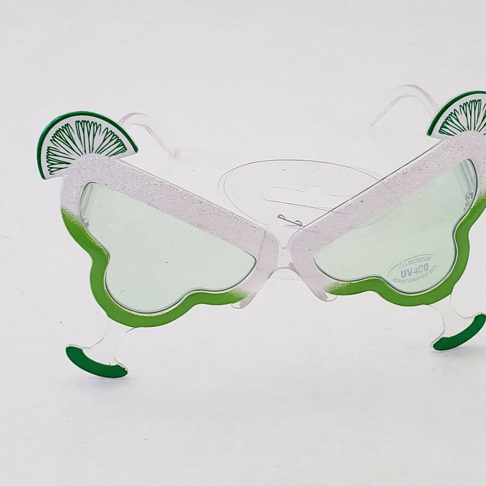 1 pair Margarita Glasses novelty sunglasses & tinted lense costume - Fresh Stock Dated October 2025