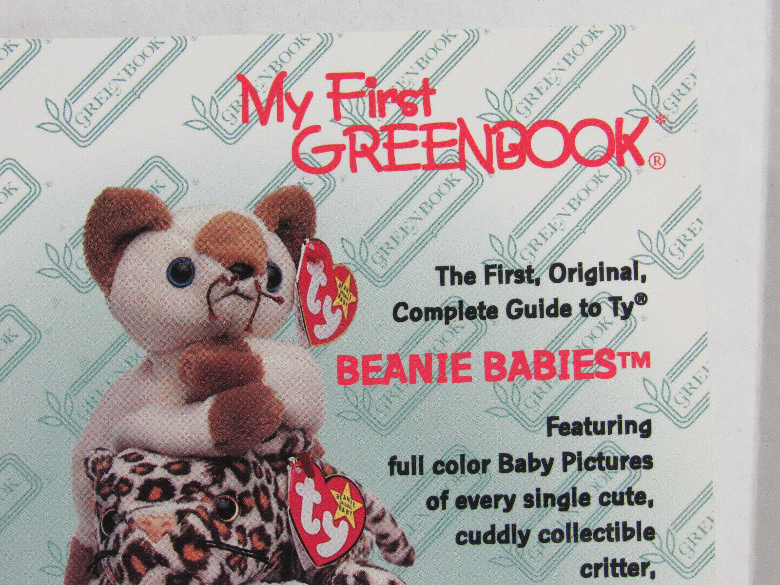 My First Greenbook ~ The Complete Guide To TY Beanie Babies - Fresh Stock Dated October 2025
