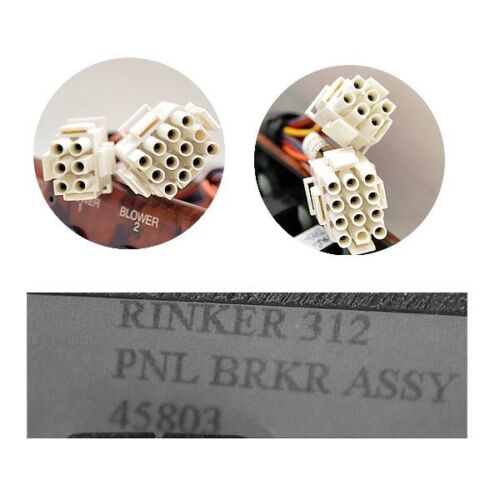 Rinker 312 206322C Woodgrain 11 IN Plastic Boat Press To Reset Breaker Panel - Fresh Stock Dated October 2025
