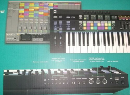 Novation 61SL MkIII Centerpiece For Your Hardware w/ Seamless DAW Control unused - Fresh Stock Dated October 2025