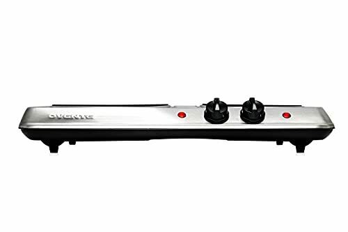 Electric Stove Cooktop Burner Infrared Ceramic Double Glass Hot Plate 1500 Watts - Fresh Stock Dated October 2025