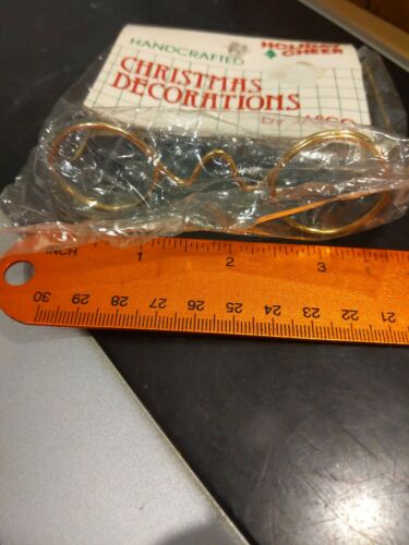 Round Eye Glasses Santa & Mrs Claus OLD Fashioned Spectacles for doll - Fresh Stock Dated October 2025