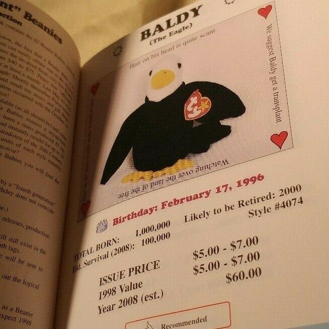 Beanie Baby Handbook 1998 edition Les & Sue Fox vintage resource book - Fresh Stock Dated October 2025