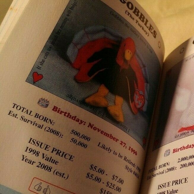 Beanie Baby Handbook 1998 edition Les & Sue Fox vintage resource book - Fresh Stock Dated October 2025