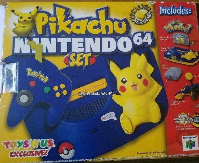 1 (ONE) Toys R Us N64 Nintendo 64 Special Pikachu Edition *RESET STICKER ONLY* - Fresh Stock Dated October 2025
