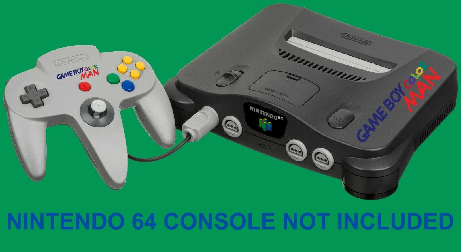 1 (ONE) Toys R Us N64 Nintendo 64 Special Pikachu Edition *RESET STICKER ONLY* - Fresh Stock Dated October 2025