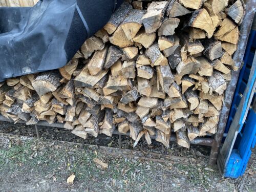 Natural Oak Hardwood Mix Firewood Bundle for Fireplace & BBQ - Fresh Stock Dated October 2025
