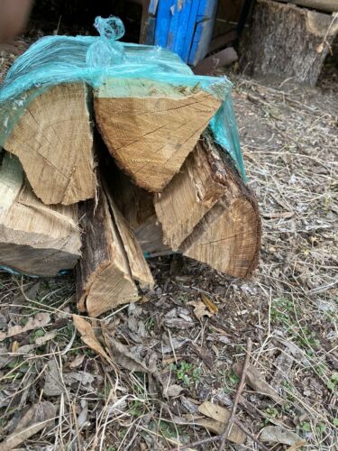 Natural Oak Hardwood Mix Firewood Bundle for Fireplace & BBQ - Fresh Stock Dated October 2025