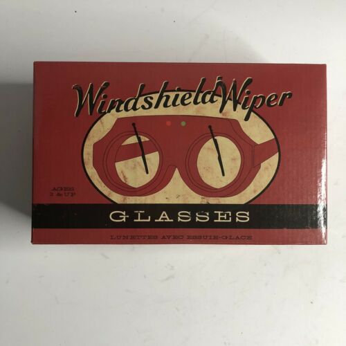 Novelty Party Fun Shades Windshield Wiper Glasses Flashes and works Rare Item - Fresh Stock Dated October 2025