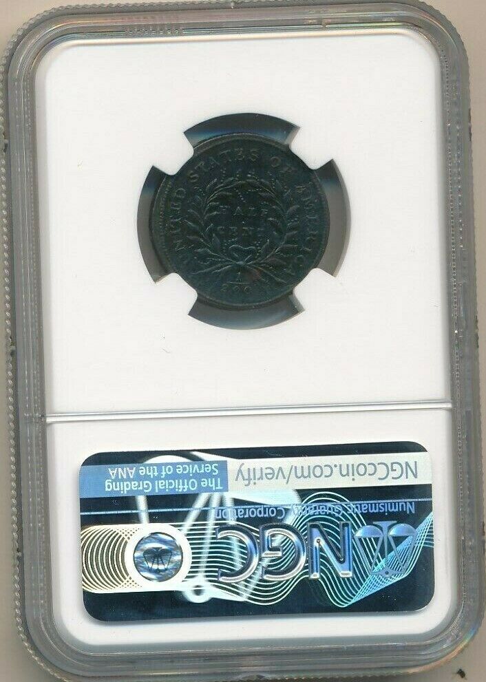 1793 LIBERTY CAP HALF CENT-INCREDIBLY RARE! NGC GRADED AU DETAILS-SHIPS FREE! - Fresh Stock Dated October 2025