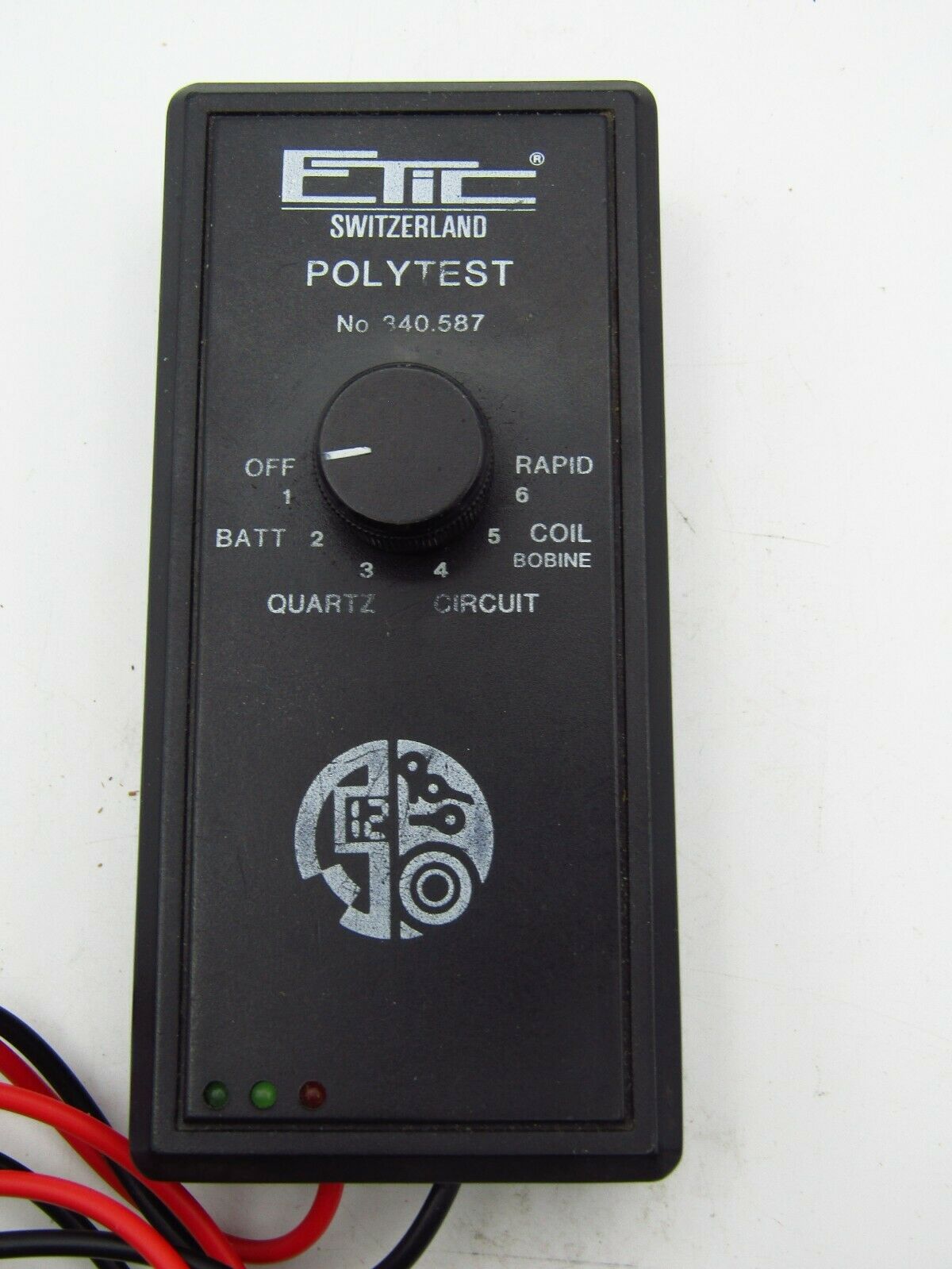 ETIC WATCH POLYTEST No. 340.587 WORKING MACHINE w/ REWORKED CLAMPS w2 - Fresh Stock Dated October 2025