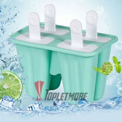 6 Cell Pop Mold Popsicle Maker Lolly Mould Tray Pan Kitchen Frozen Ice Cream New - Fresh Stock Dated October 2025