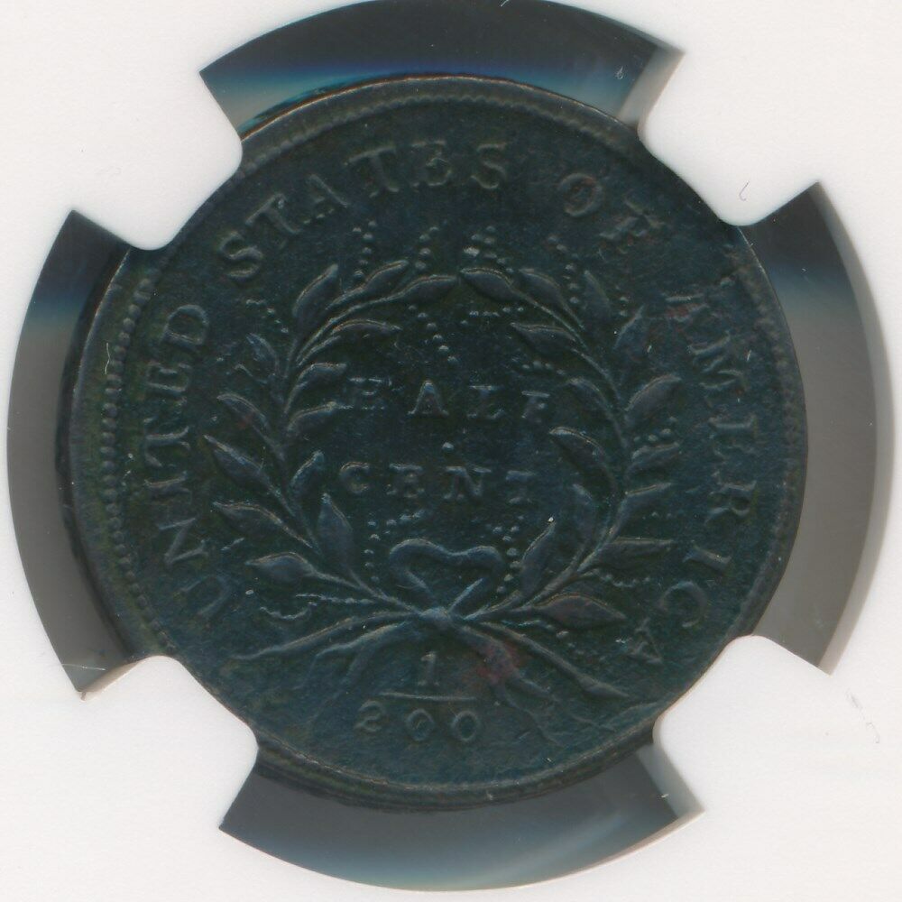 1793 LIBERTY CAP HALF CENT-INCREDIBLY RARE! NGC GRADED AU DETAILS-SHIPS FREE! - Fresh Stock Dated October 2025